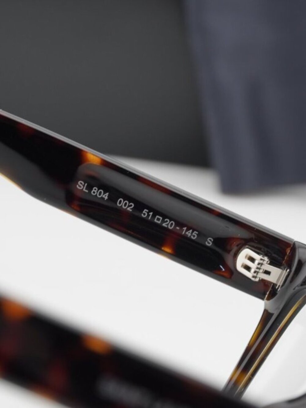 Saint Laurent SL804 002 Square Eyeglasses – Havana 51mm - Picture 7 of 10
